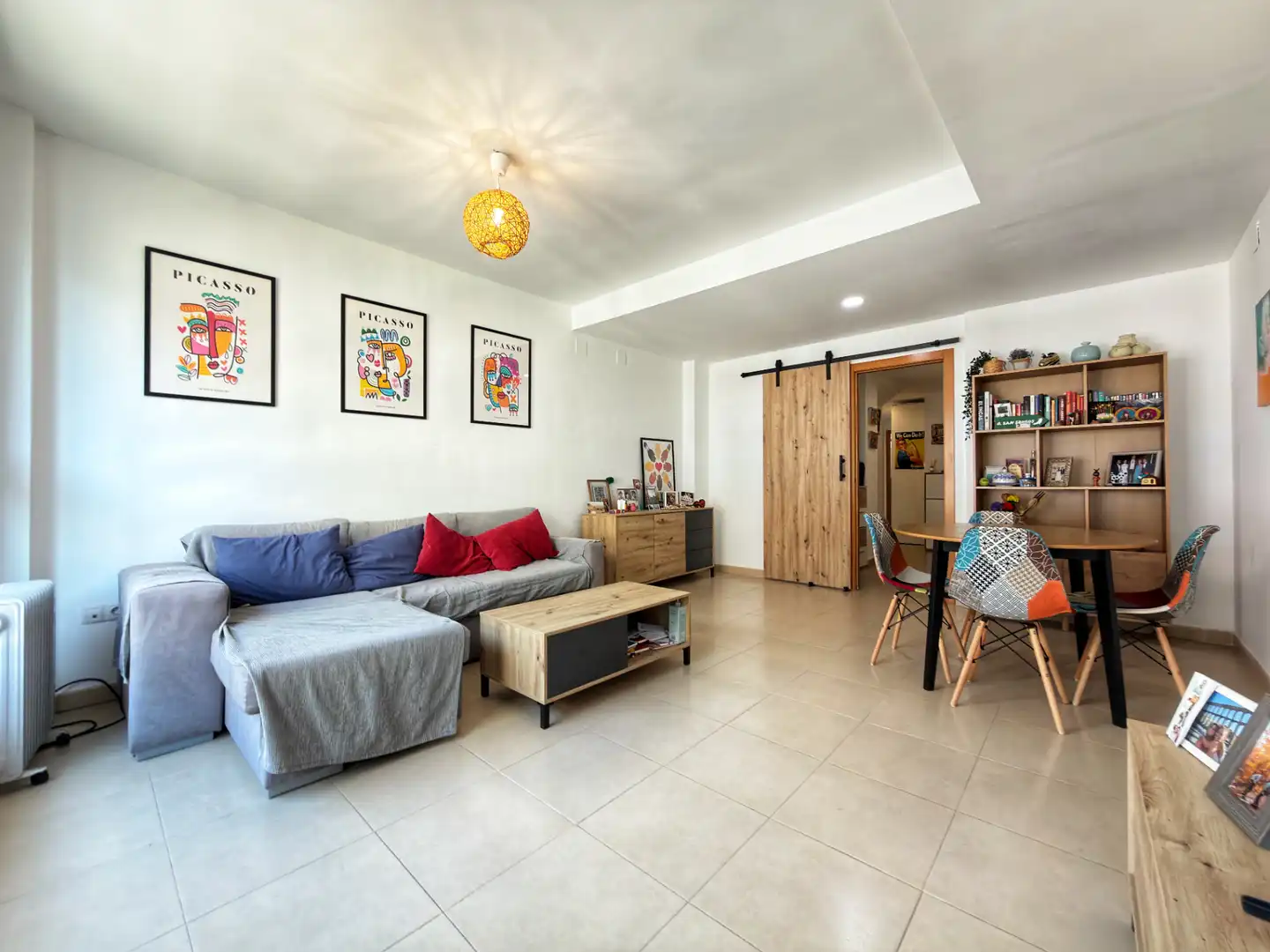 Sala de estar de Ático en venta en Castellón de la Plana / Castelló de la Plana con Terraza, Amueblado y Horno