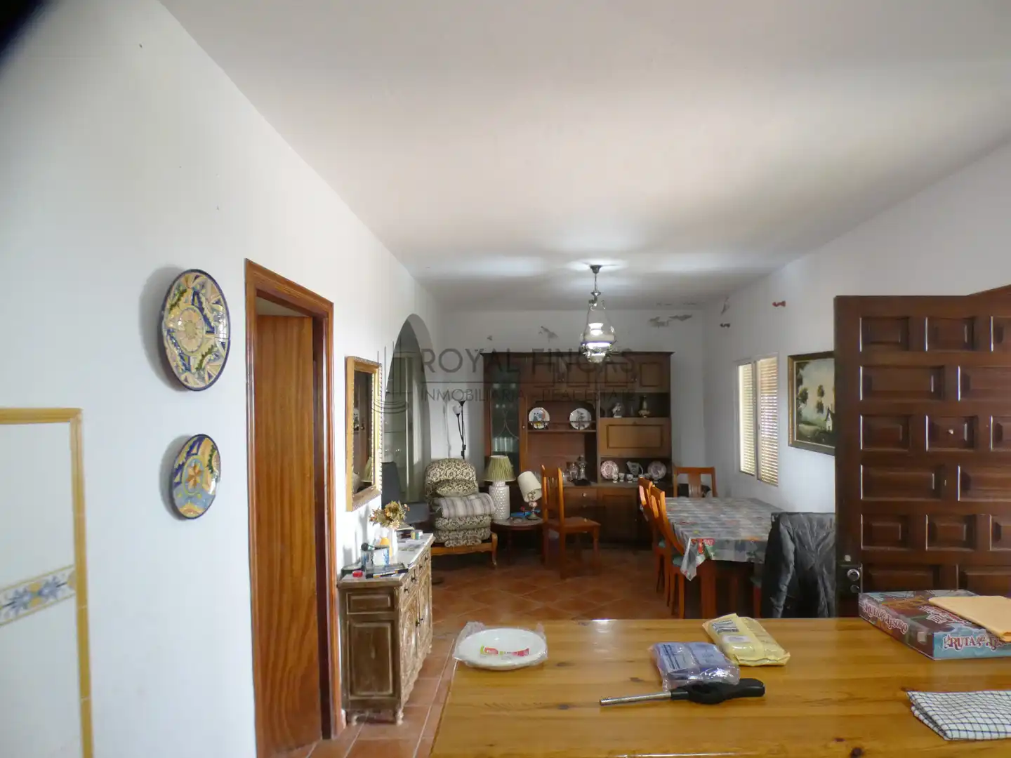 Wohnzimmer von Country house zum Verkauf in Benalmádena mit Privatgarten, Terrasse und Schwimmbad
