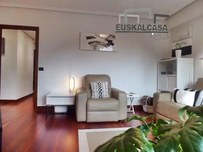 Sala d'estar de Pis de lloguer en Bilbao  amb Calefacció i Moblat