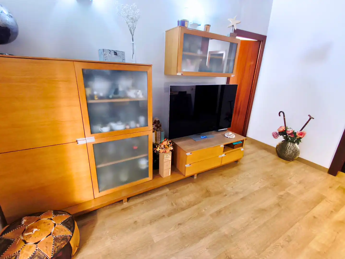 Sala d'estar de Pis en venda en Barcelona amb Aire condicionat, Calefacció i Parquet