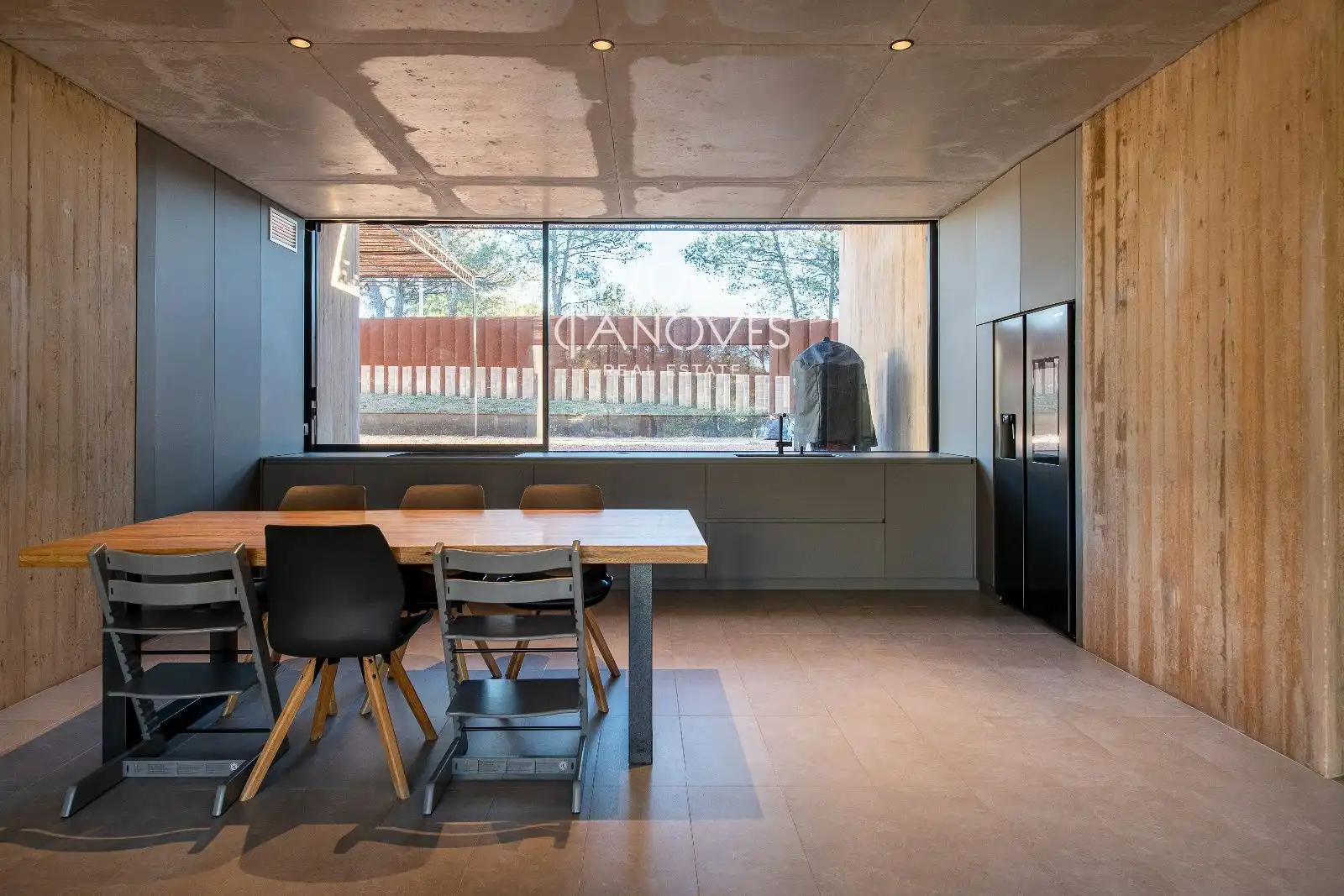 Cocina de Casa adosada en venta en Sant Julià de Ramis con Aire acondicionado, Calefacción y Piscina
