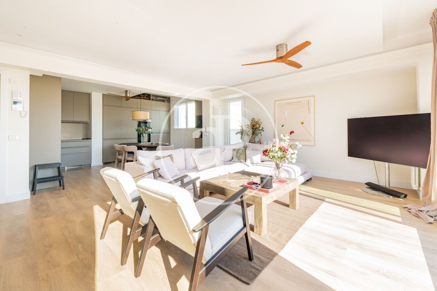 Sala de estar de Ático en venta en Aielo de Malferit con Aire acondicionado, Calefacción y Terraza
