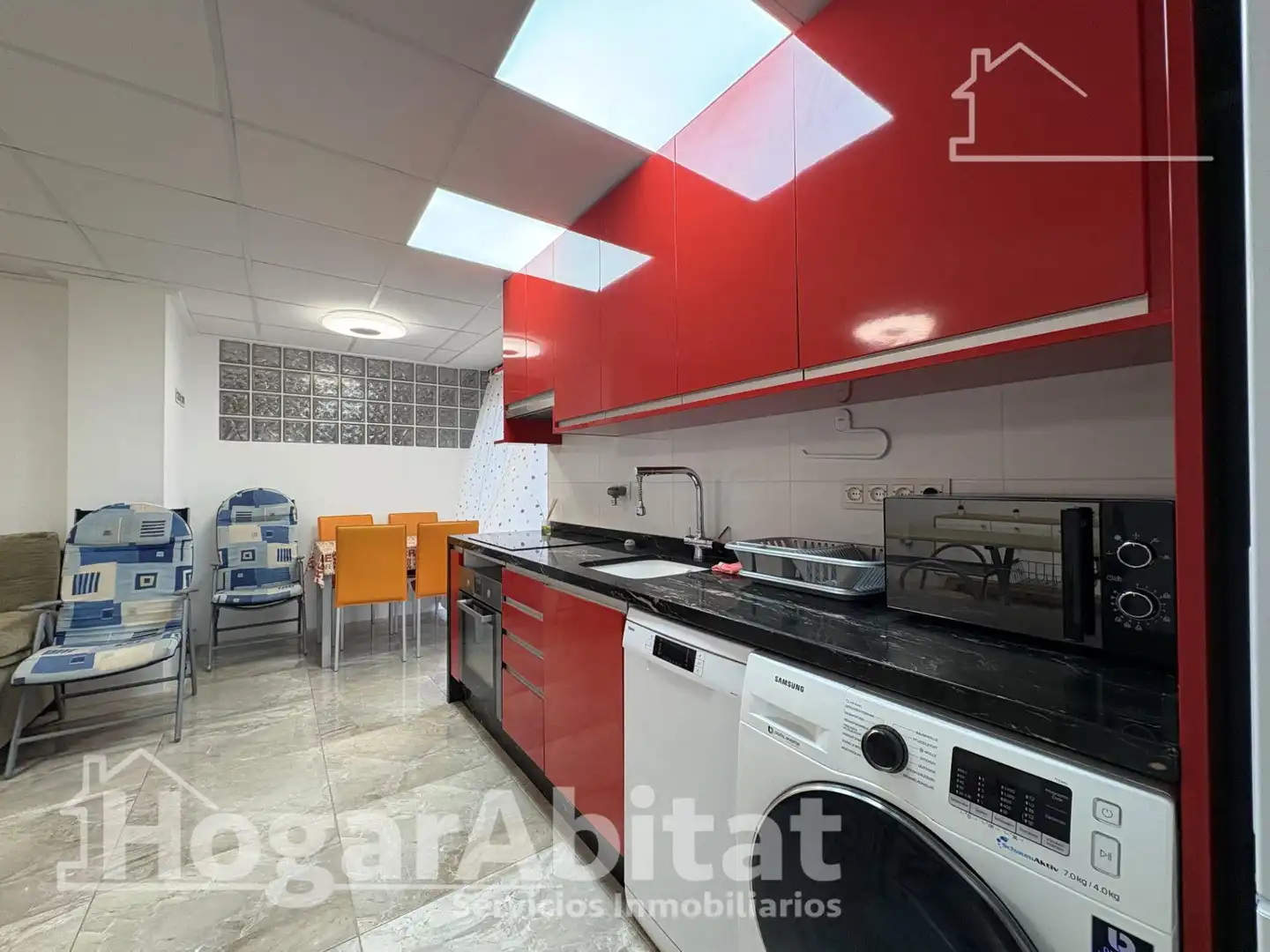 Cuina de Apartament en venda en Tavernes de la Valldigna amb Moblat i Balcó
