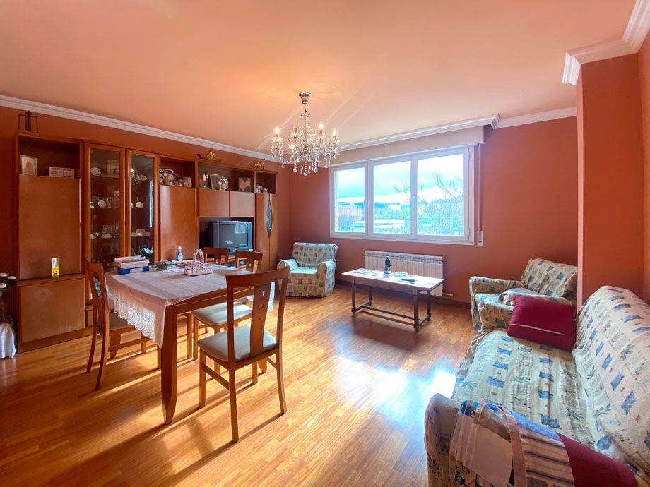 Living room of Flat for sale in Vitoria - Gasteiz  with Heating, Parquet flooring and Terrace