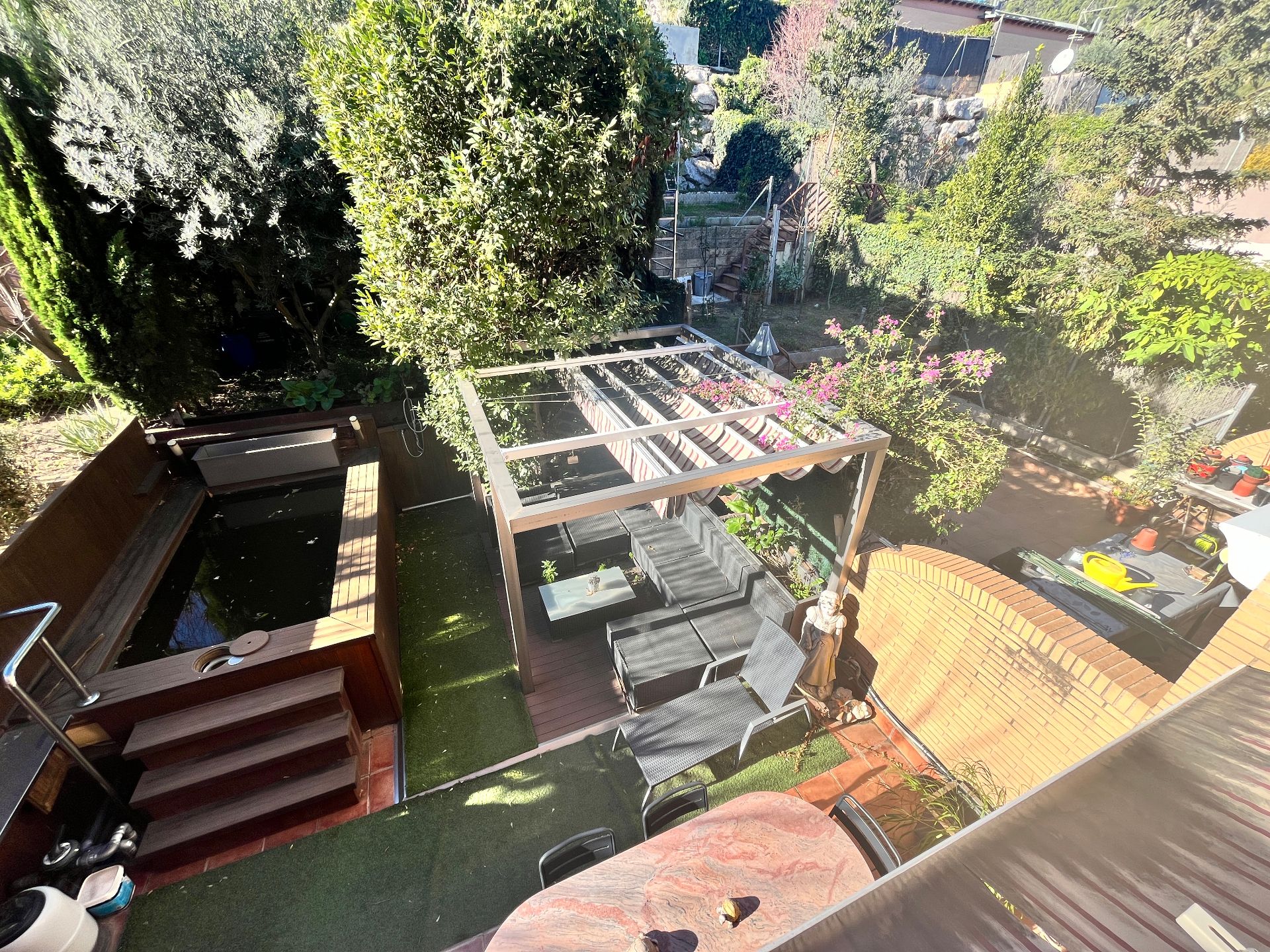 Terrace of Single-family semi-detached to rent in Santa Coloma de Cervelló  with Air Conditioner, Heating and Private garden