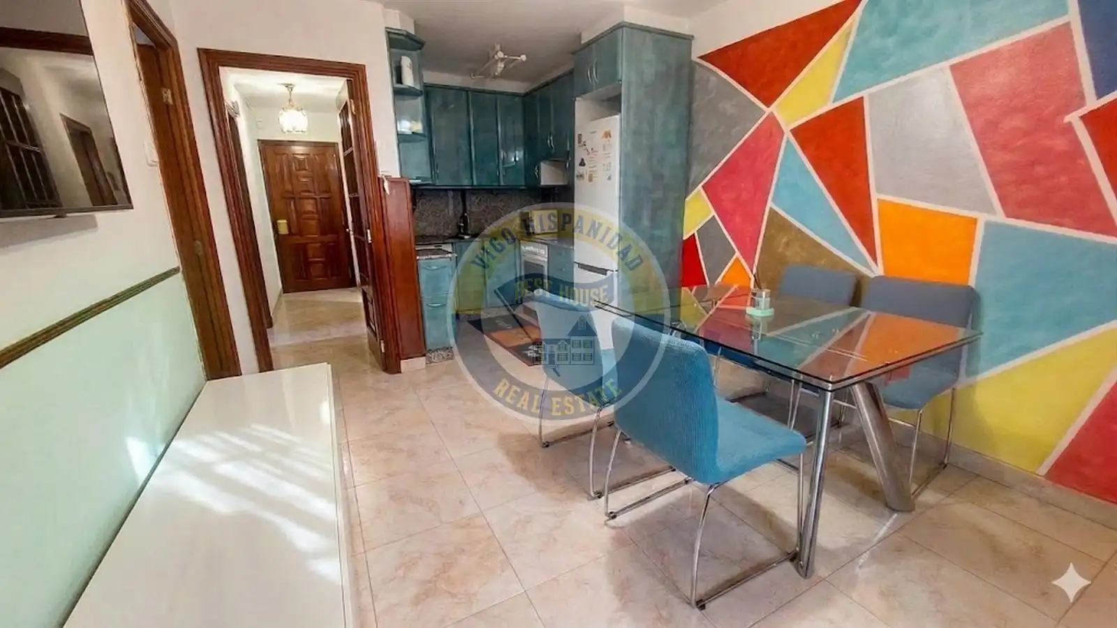 Dining room of Flat for sale in Vigo   with Heating, Storage room and Furnished