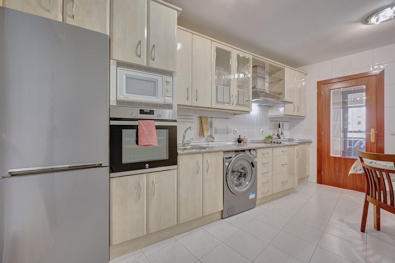 Cocina de Piso en venta en  Pamplona / Iruña con Calefacción, Jardín privado y Parquet