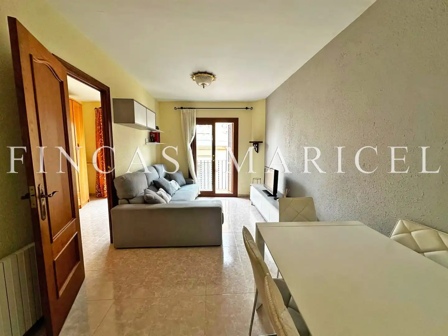 Wohnzimmer von Wohnung zum Verkauf in Sitges mit Klimaanlage und Heizung