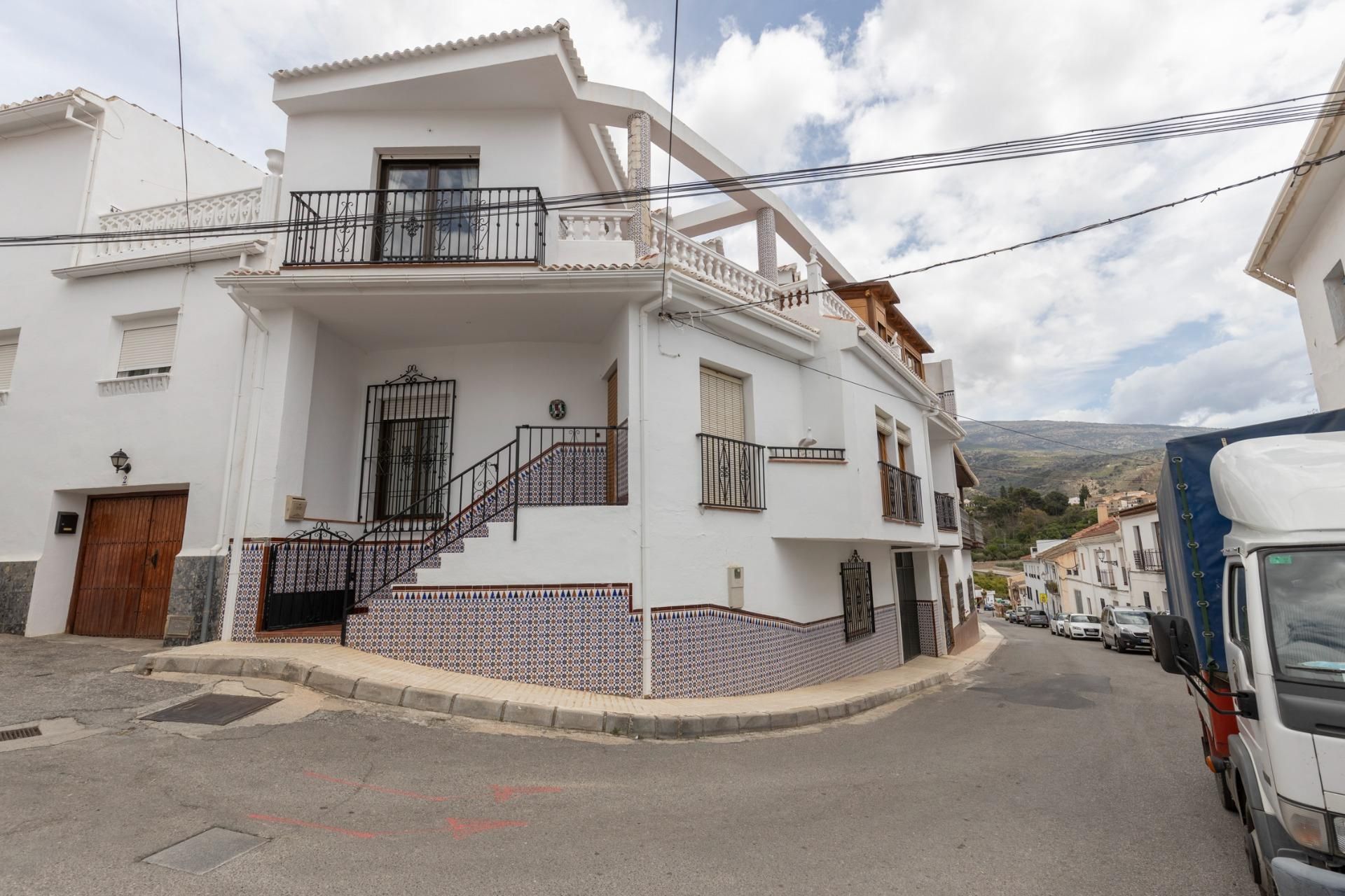 Vista exterior de Casa adosada en venta en Lecrín con Jardín privado, Terraza y Trastero