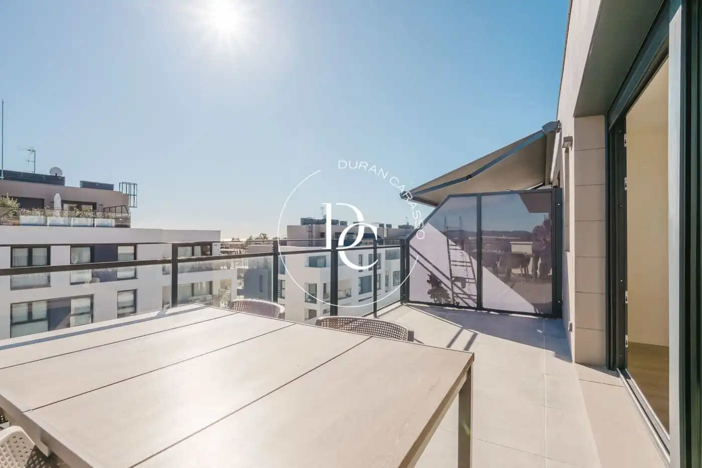 Terrasse von Maisonette zur Miete in Vilanova i la Geltrú mit Klimaanlage, Heizung und Terrasse