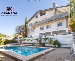 Exterior view of House or chalet for sale in La Zubia  with Air Conditioner, Terrace and Swimming Pool