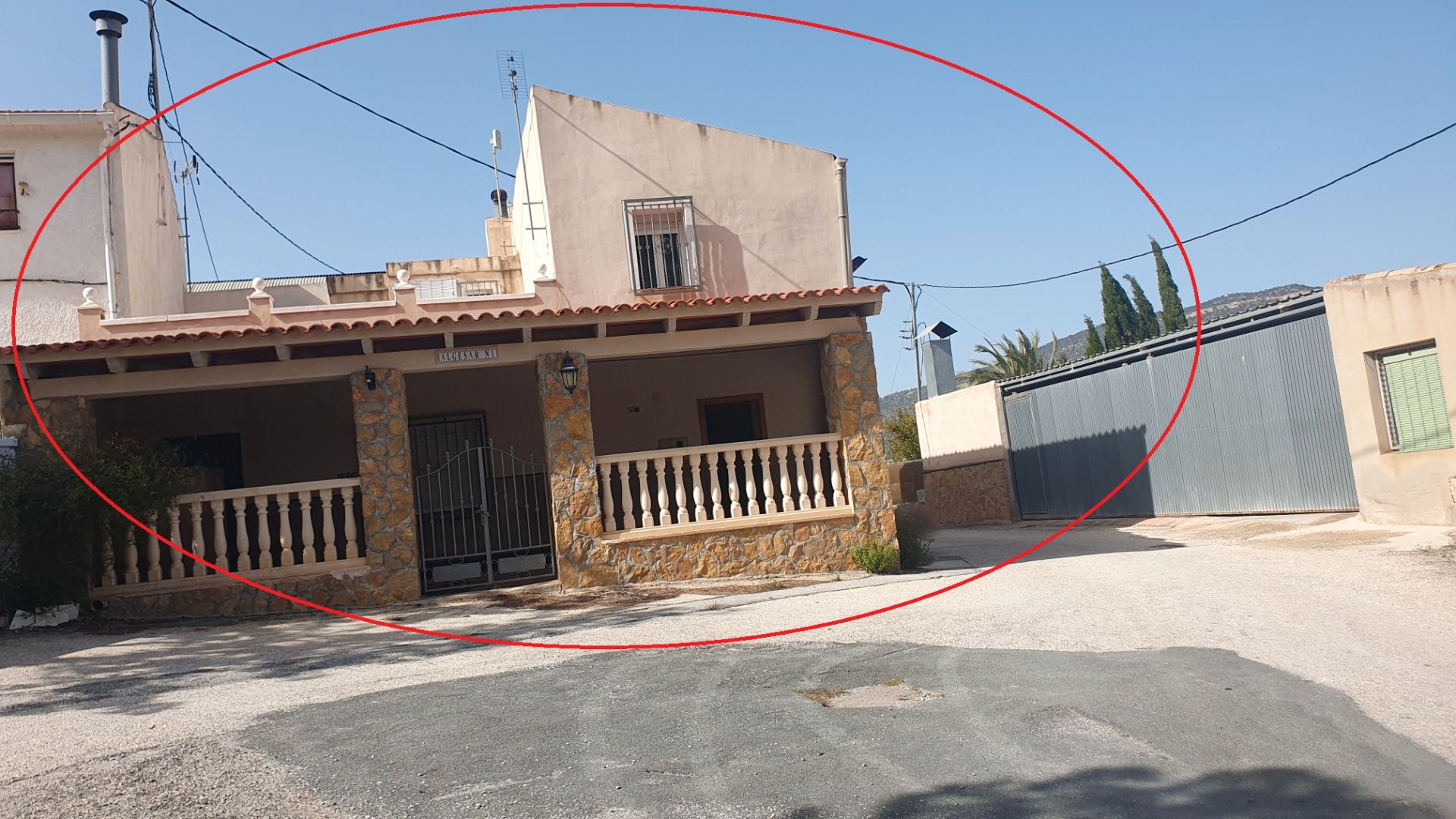 Exterior view of Single-family semi-detached for sale in La Romana  with Terrace