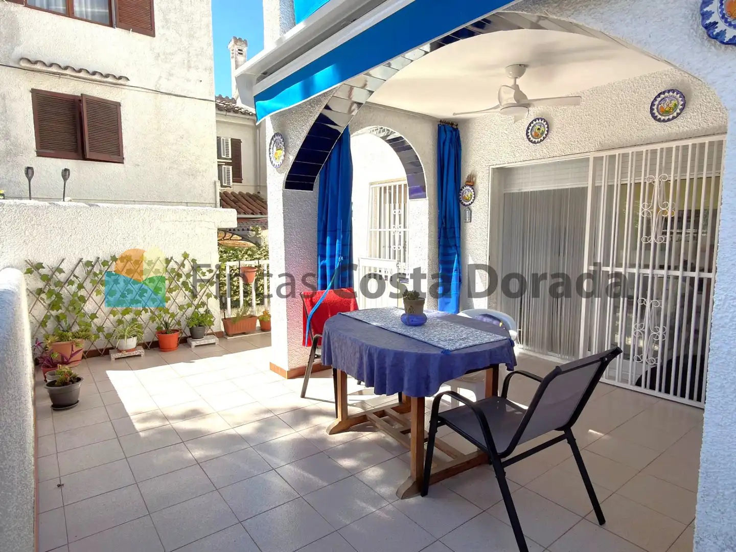 Terraza de Apartamento en venta en Cubelles con Aire acondicionado, Jardín privado y Parquet