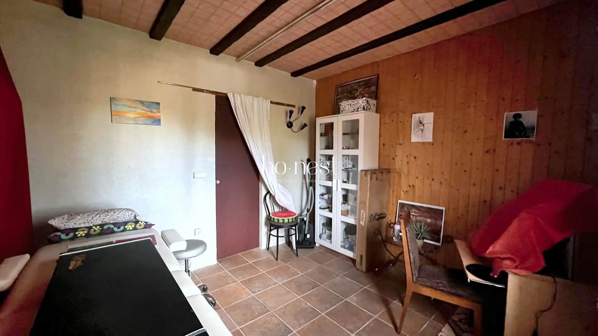Dormitori de Casa o xalet en venda en Pontons amb Calefacció, Jardí privat i Terrassa