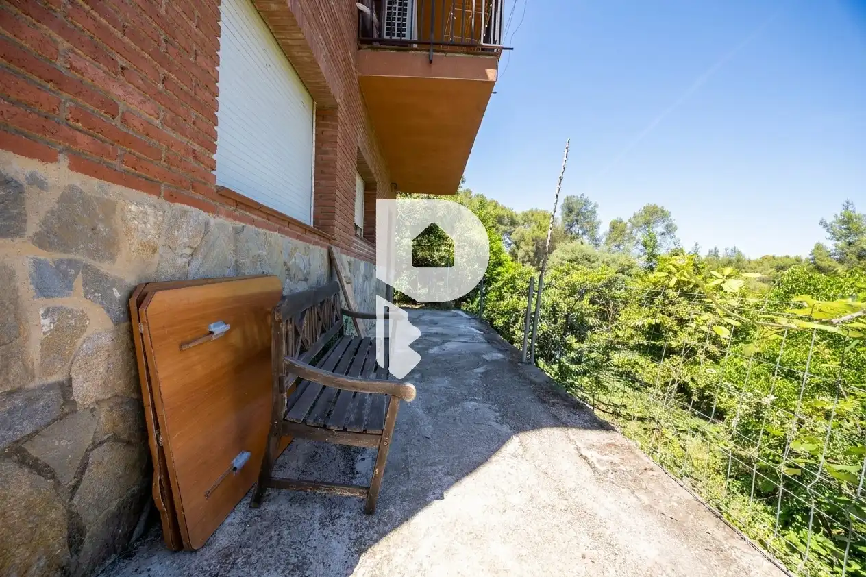 Terrassa de Casa o xalet en venda en Cervelló amb Aire condicionat, Jardí privat i Terrassa