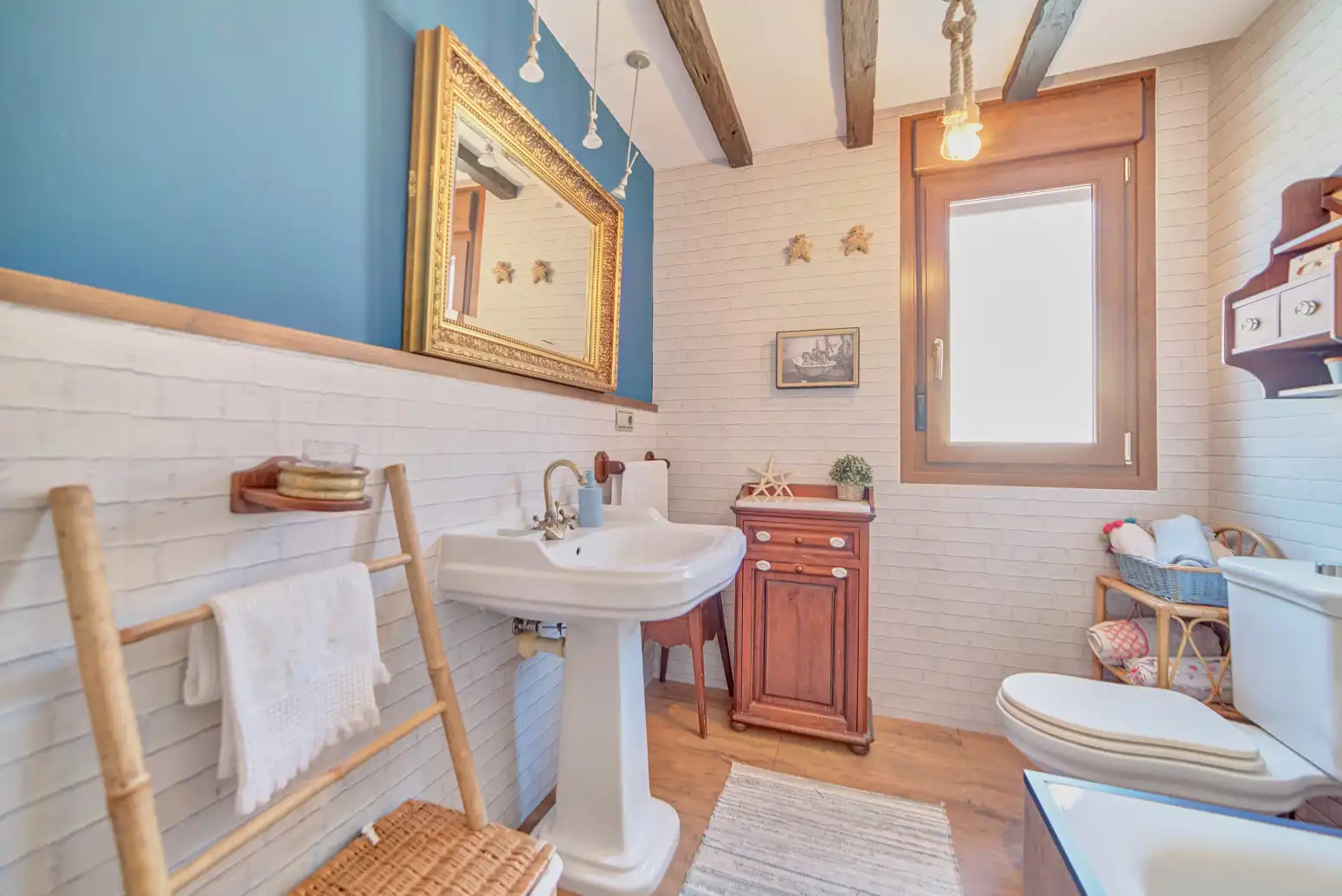 Baño de Casa o chalet en venta en Orkoien con Calefacción, Parquet y Terraza