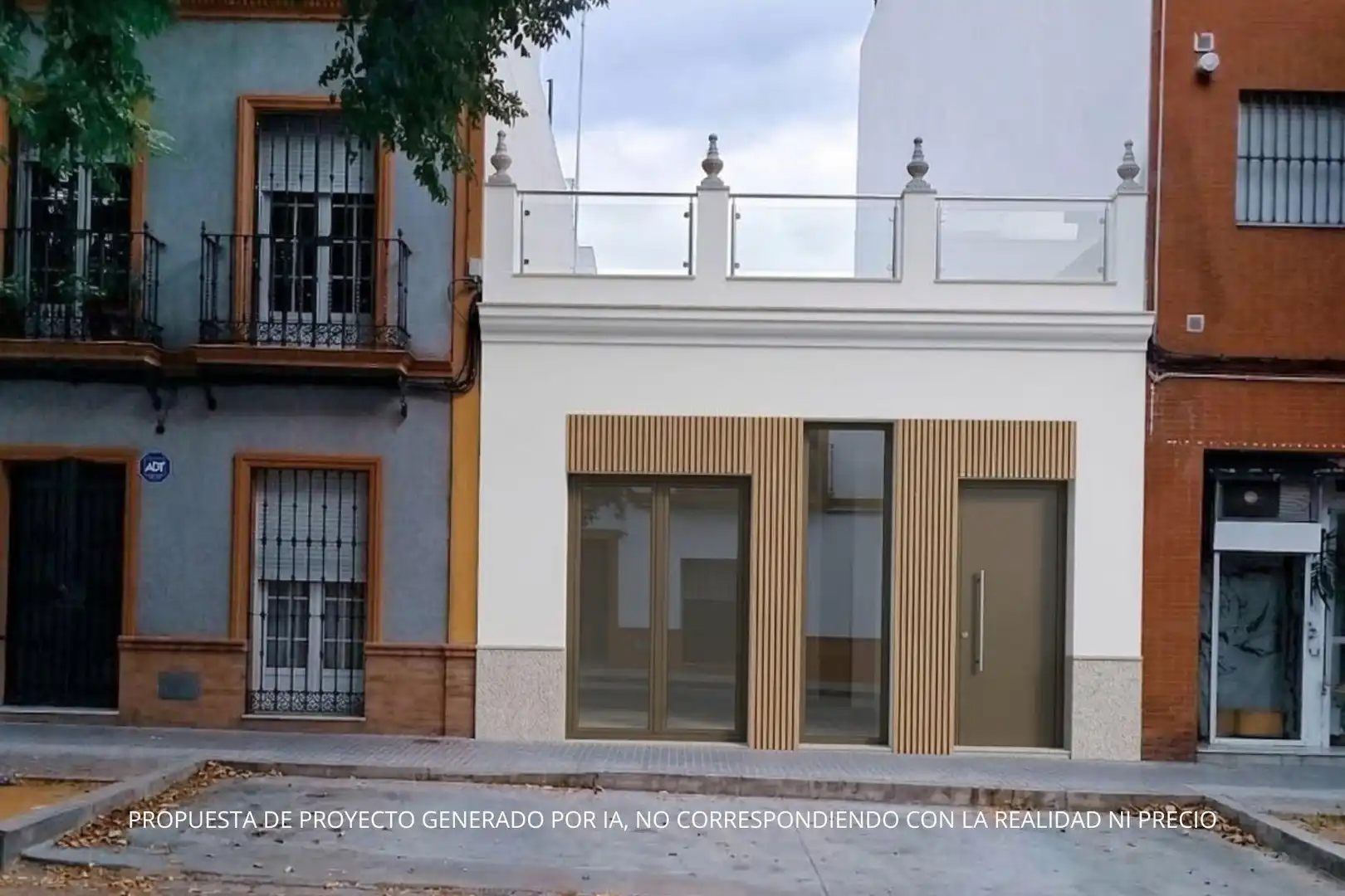 Exterior view of Houses for sale in Sevilla