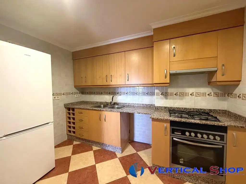 Kitchen of Flat for sale in Caudete  with Air Conditioner, Heating and Storage room