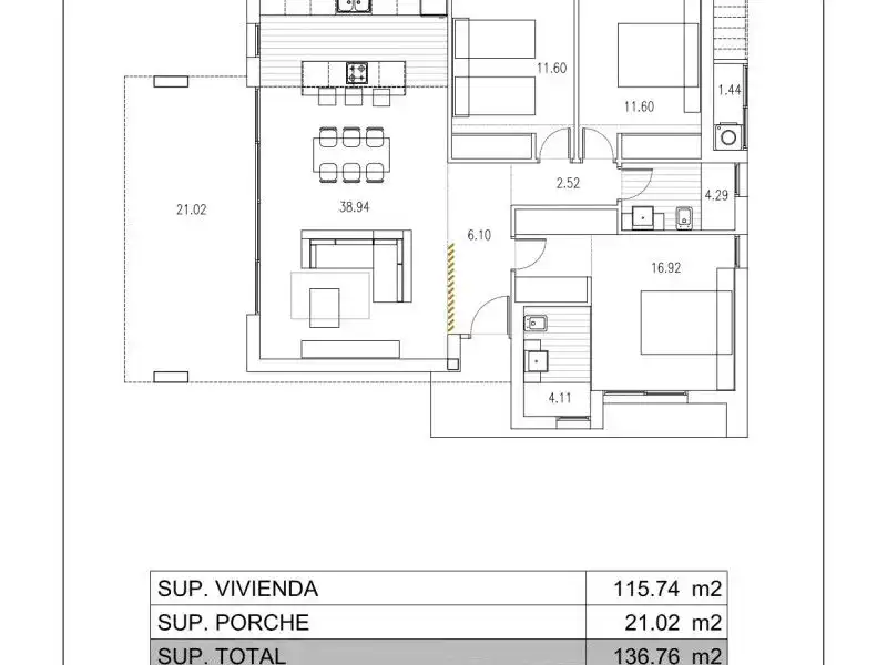 Villa mit Pool zum Verkauf in Los Balcones - Los Altos, imagen 3