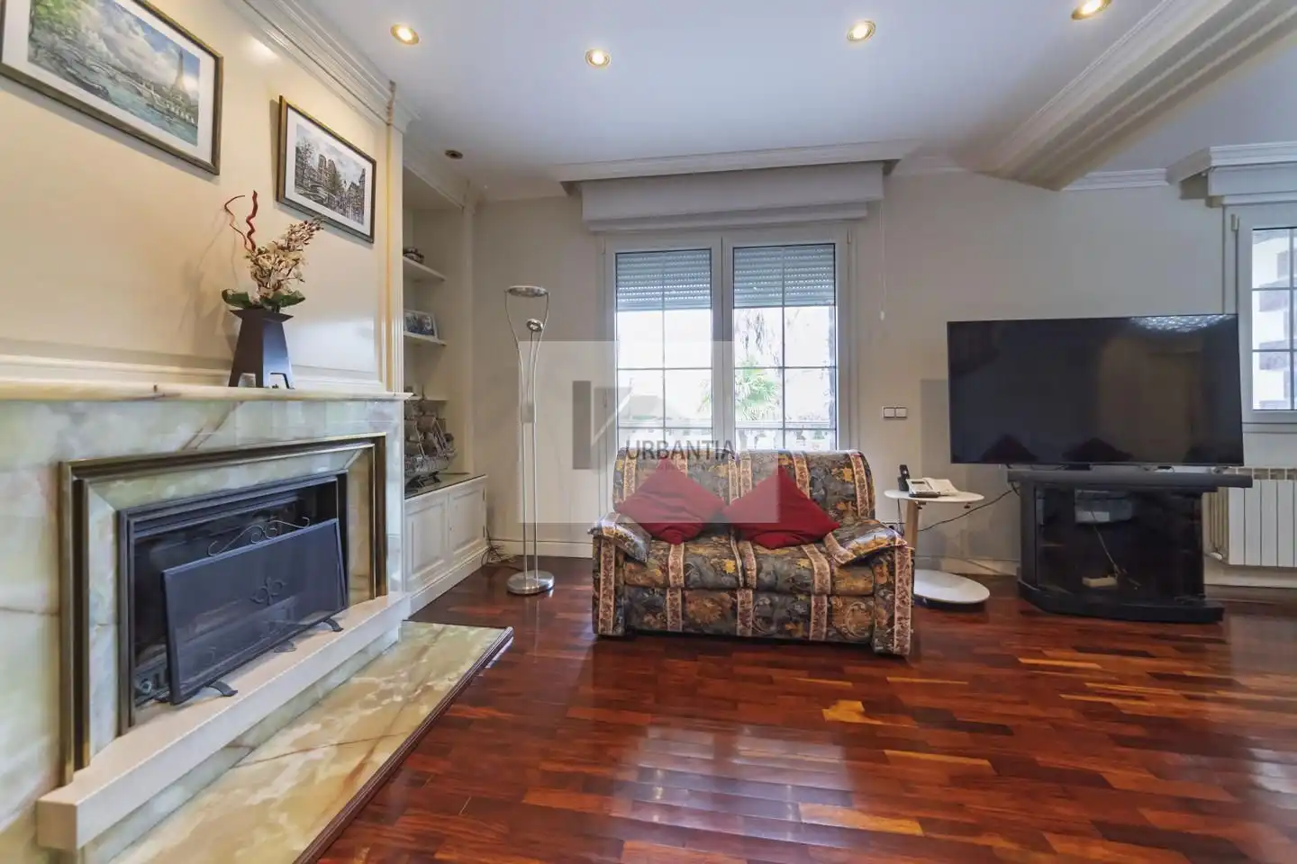 Sala de estar de Casa o chalet en venta en Berrioplano / Berriobeiti con Aire acondicionado, Calefacción y Jardín privado