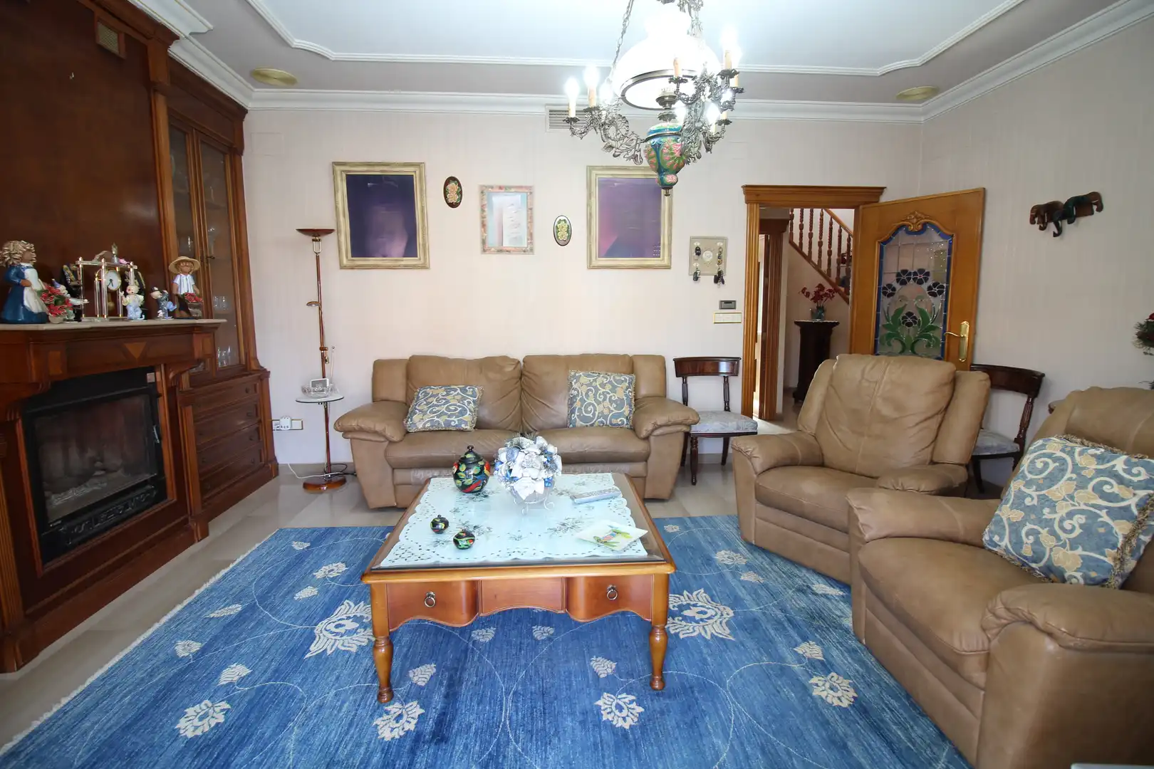 Sala de estar de Piso en venta en Cartagena con Aire acondicionado, Terraza y Amueblado