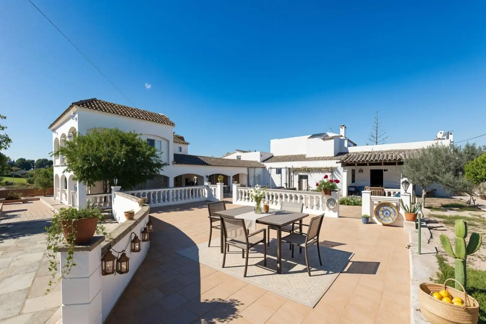 Terraza de Finca rústica en venta en  Palma de Mallorca con Aire acondicionado, Calefacción y Jardín privado