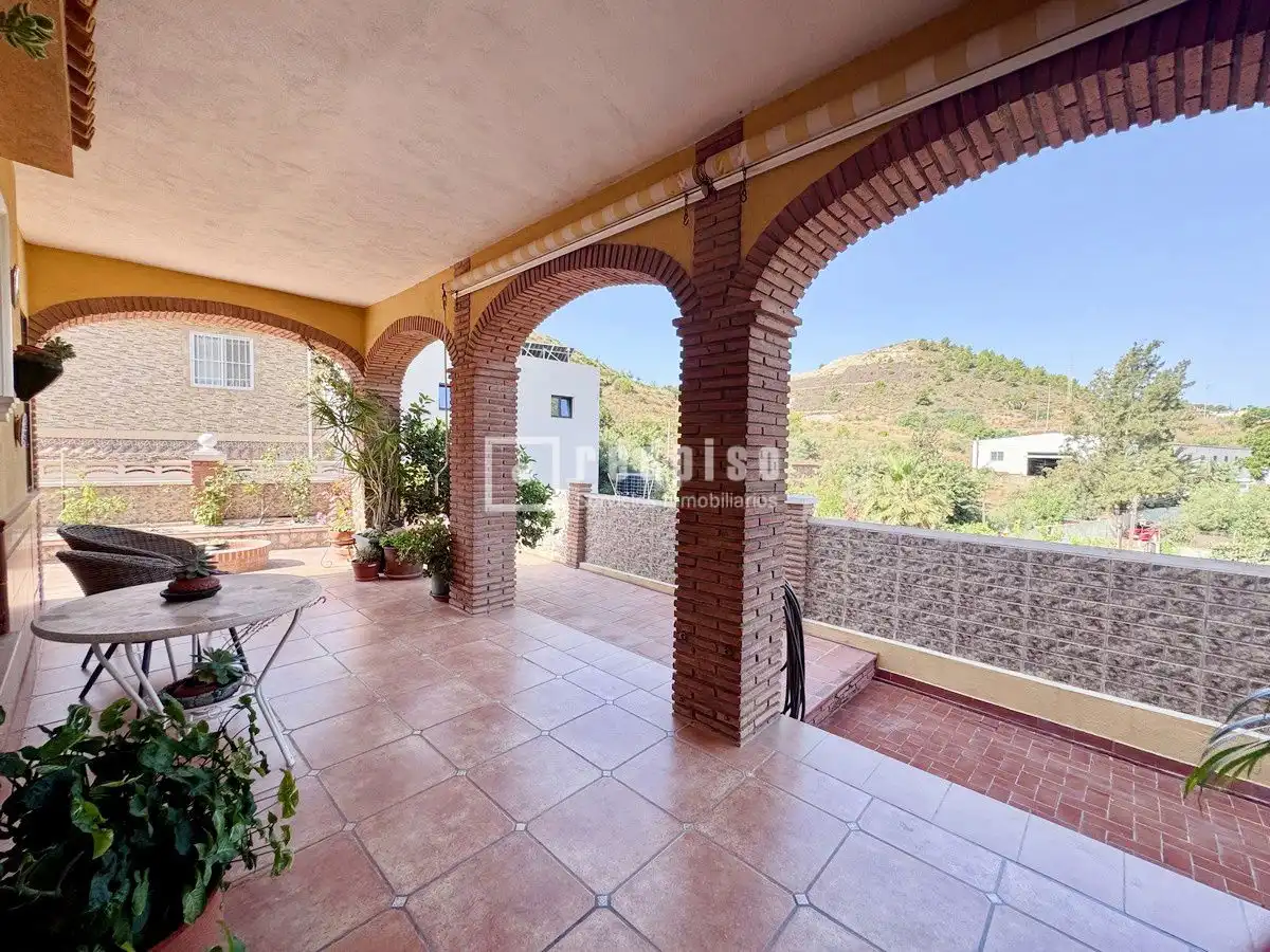 Terraza de Casa o chalet en venta en Málaga con Aire acondicionado, Jardín privado y Piscina