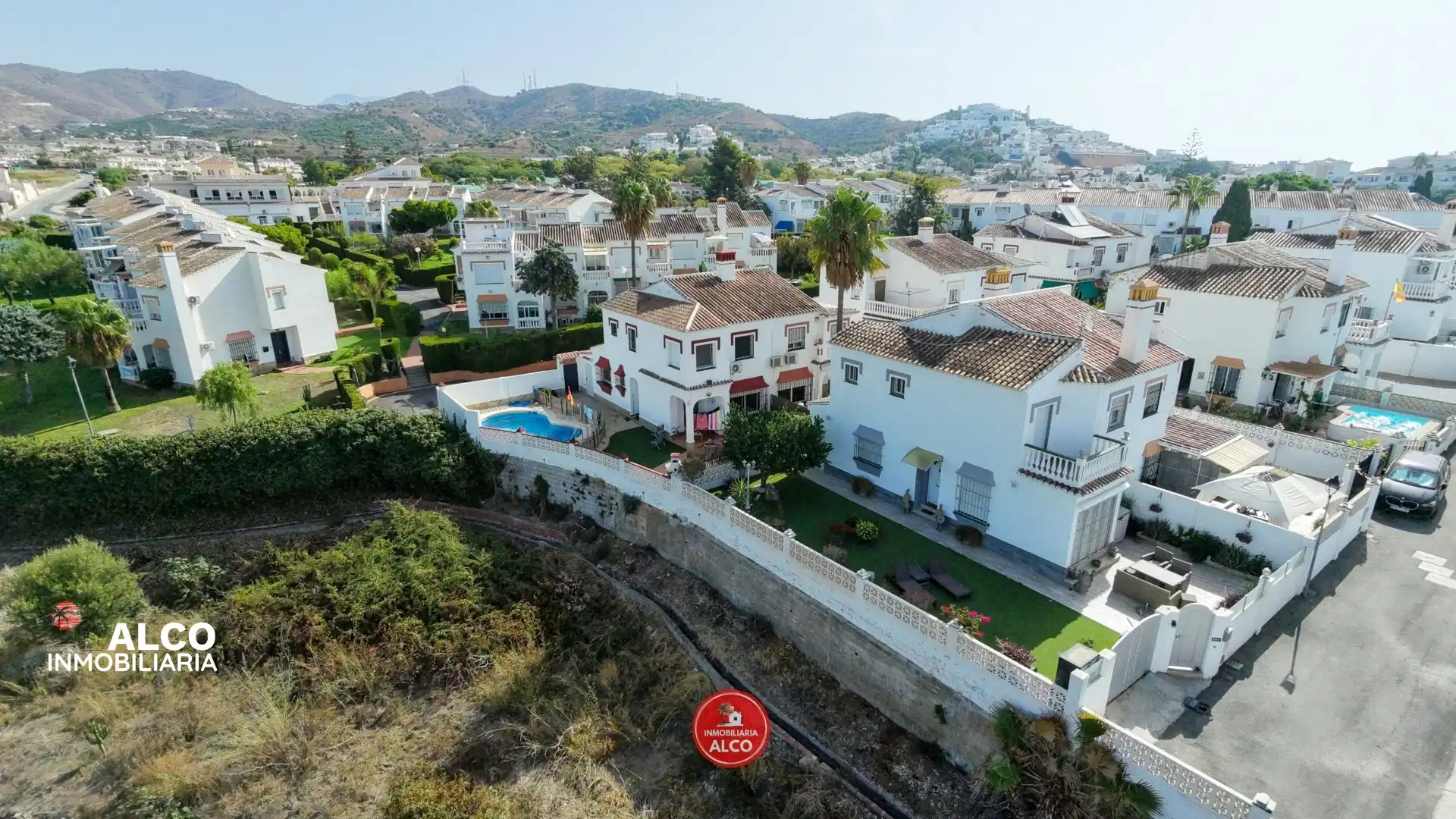 Exterior view of Houses for sale in Torrox  with Terrace, Swimming Pool and Balcony