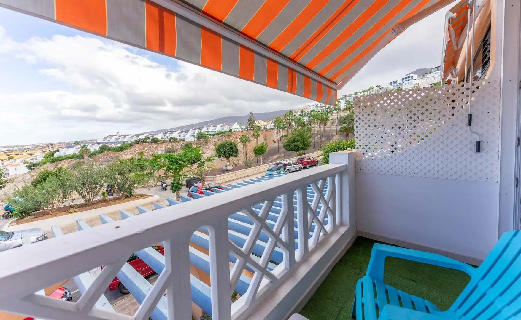 Terraza de Apartamento de alquiler en Adeje con Aire acondicionado, Terraza y Amueblado