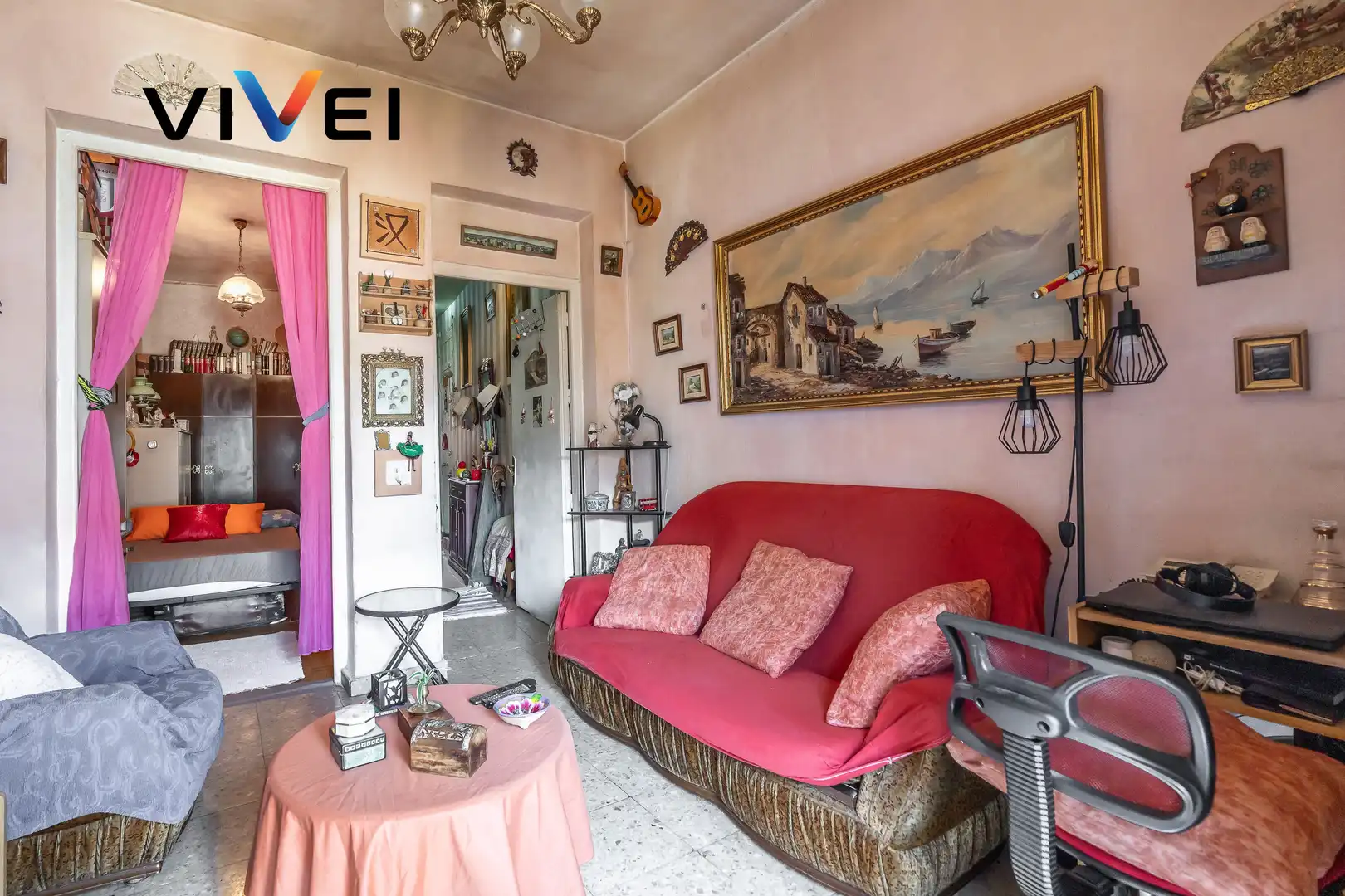 Sala de estar de Piso en venta en Madrid con Balcón