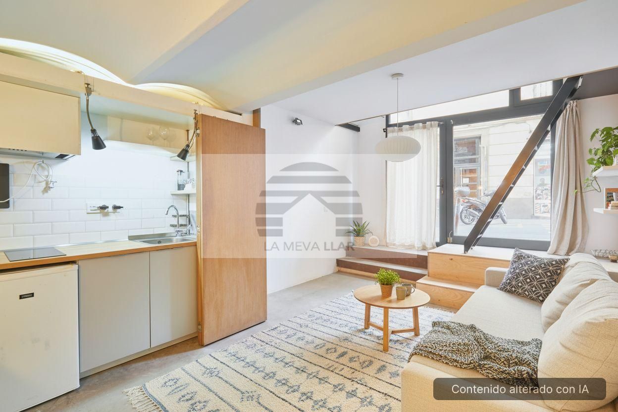 Sala d'estar de Planta baixa en venda en  Barcelona Capital amb Aire condicionat