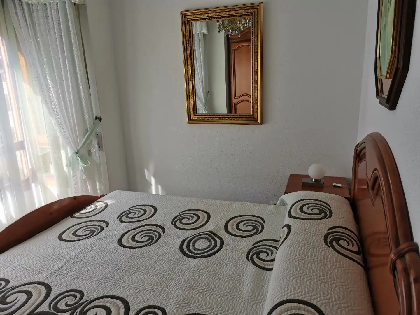 Schlafzimmer von Wohnung zur Miete in Noja mit Heizung, Privatgarten und Terrasse