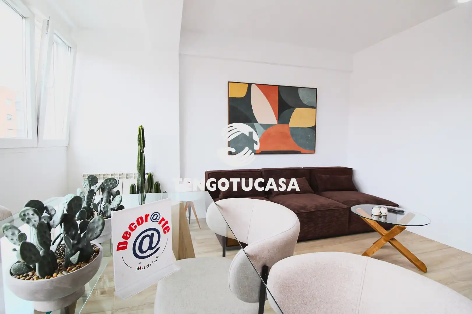 Living room of Flat for sale in  Madrid Capital  with Air Conditioner, Heating and Terrace