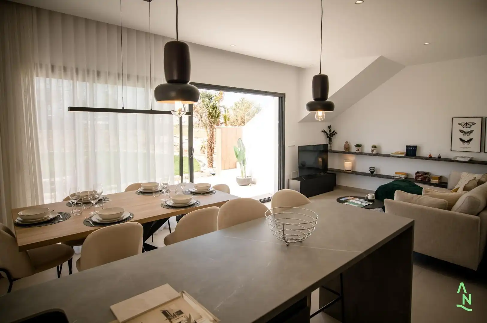 Comedor de Ático en venta en Alhama de Murcia con Aire acondicionado, Terraza y Piscina