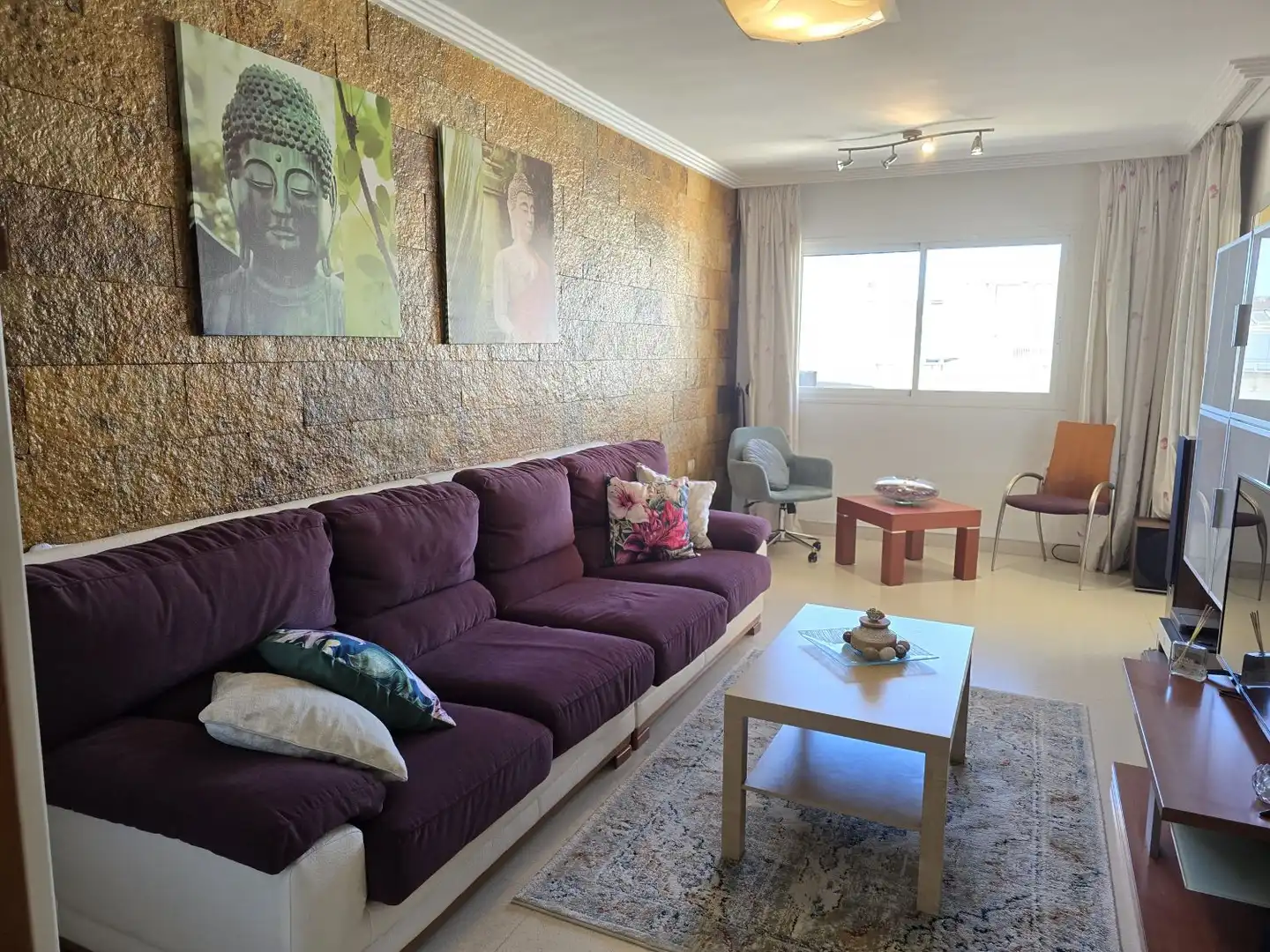 Sala d'estar de Pis en venda en Málaga amb Aire condicionat, Terrassa i Traster