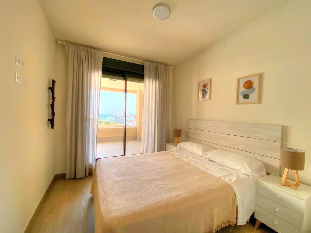 Schlafzimmer von Wohnungen zur Miete in Vélez-Málaga mit Möbliert und Gemeinschaftspool