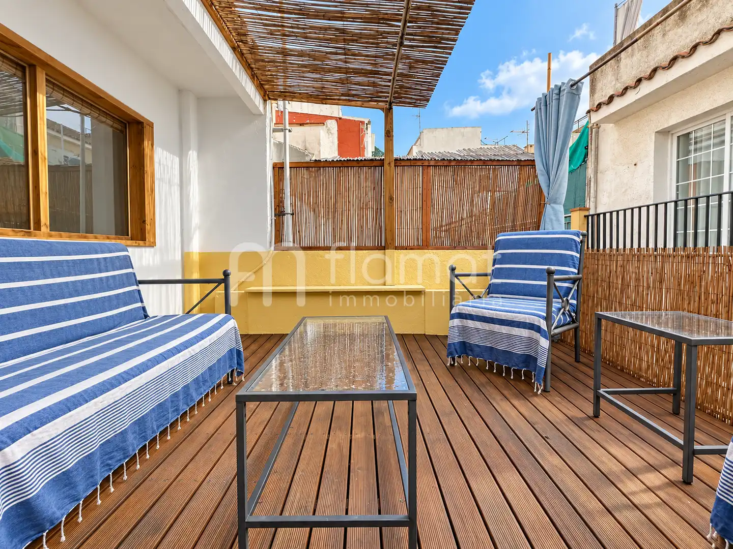 Terraza de Casa o chalet en venta en Centre