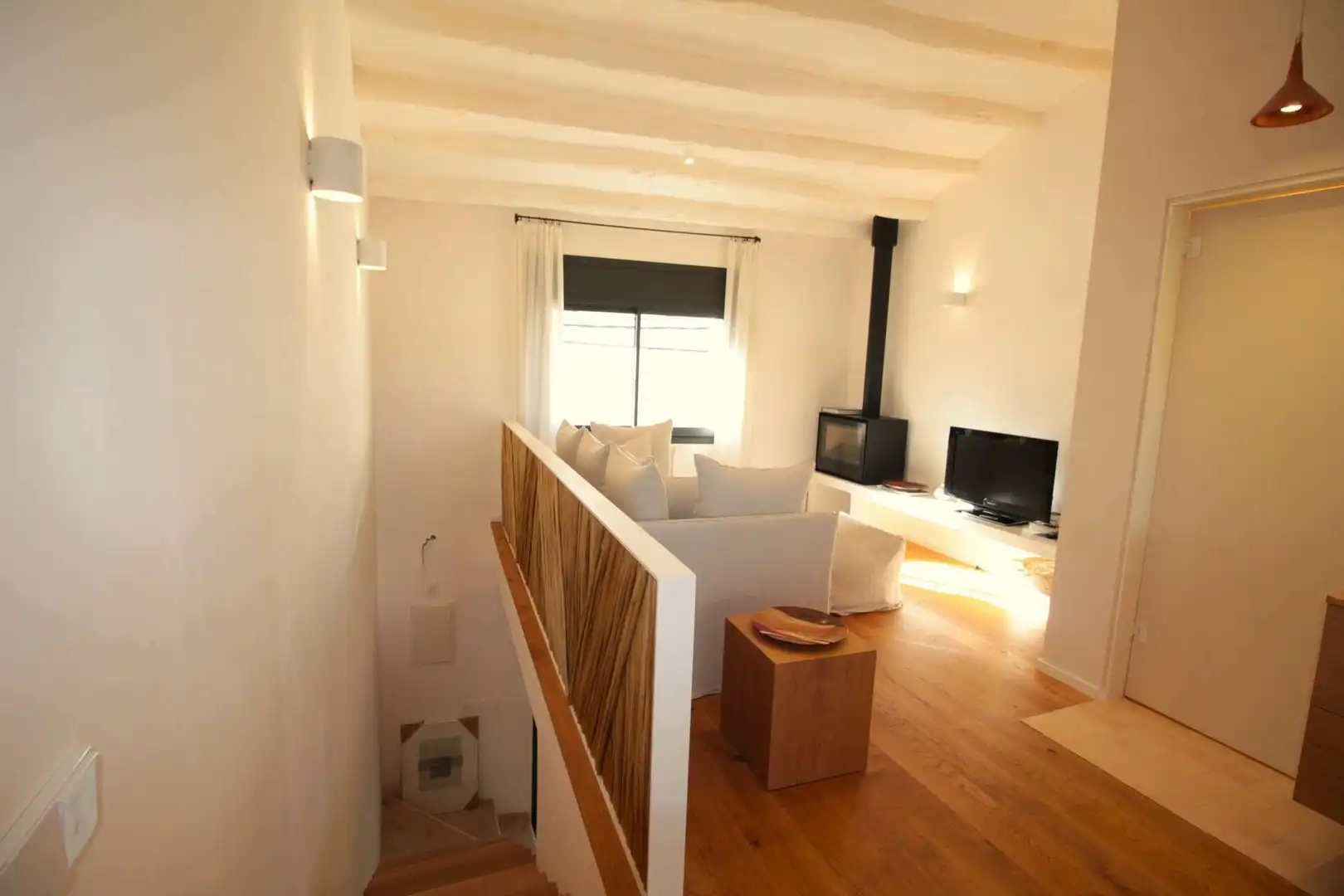 Sala de estar de Casa o chalet en venta en Vilajuïga con Aire acondicionado, Calefacción y Jardín privado