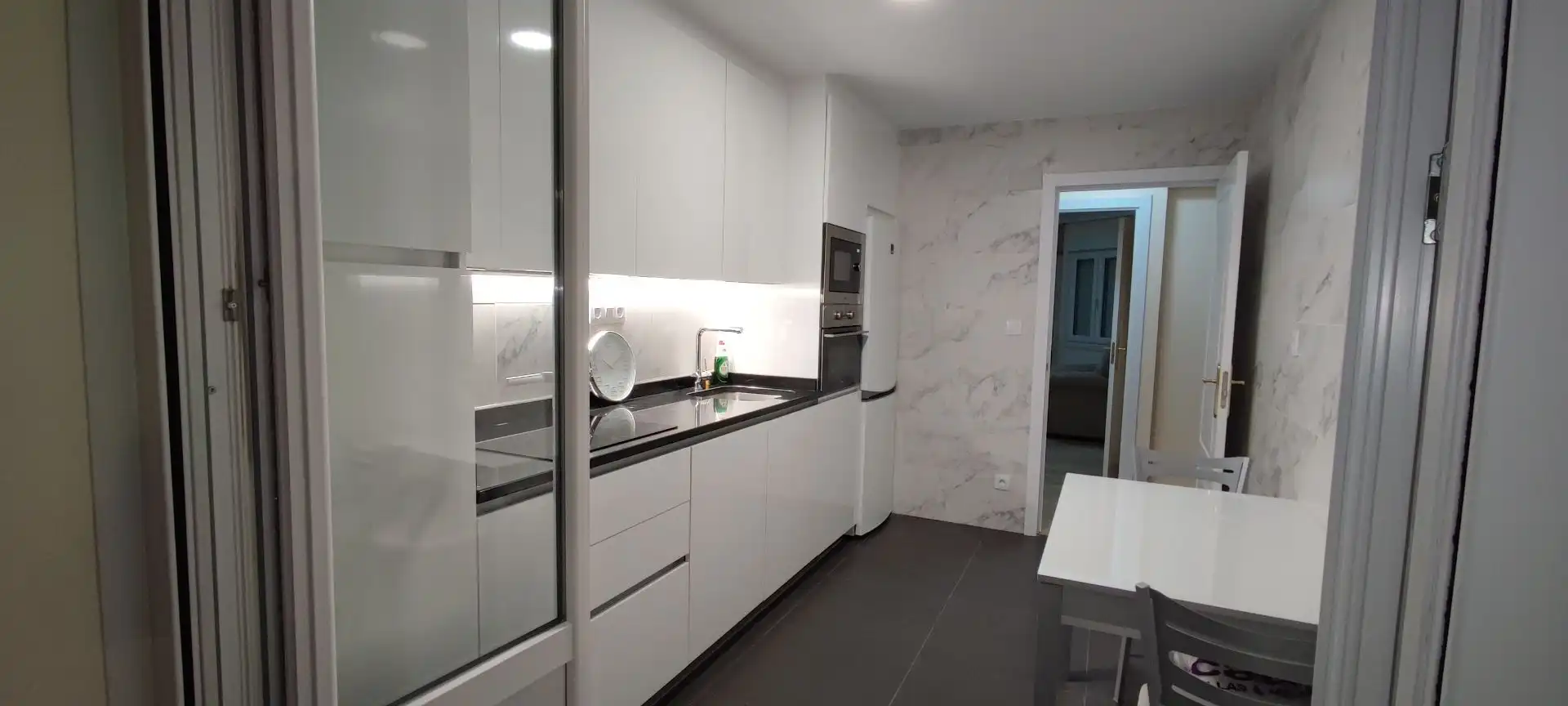 Kitchen of Flat for sale in Laudio / Llodio  with Heating, Terrace and Storage room