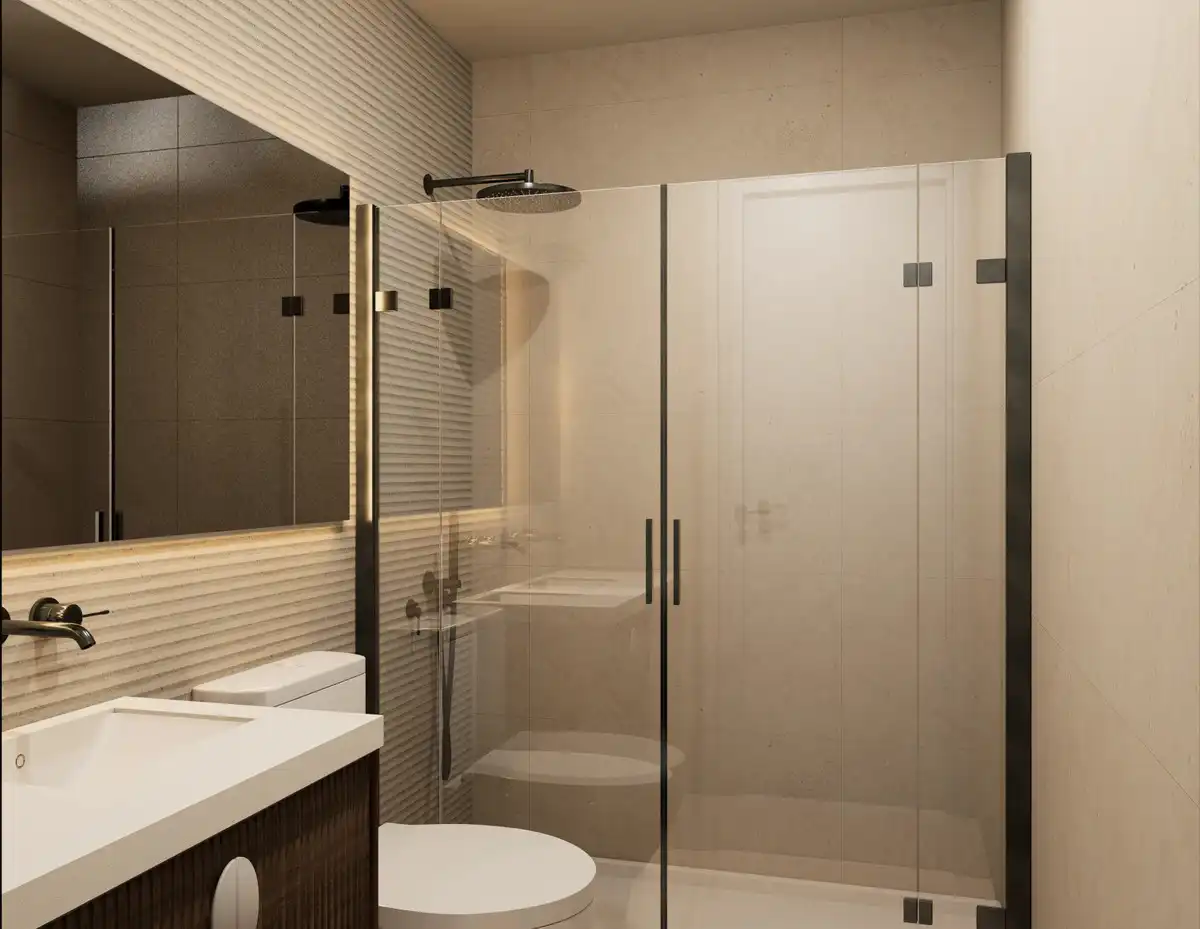 Badezimmer von Maisonette zum Verkauf in Marbella mit Terrasse und Abstellraum