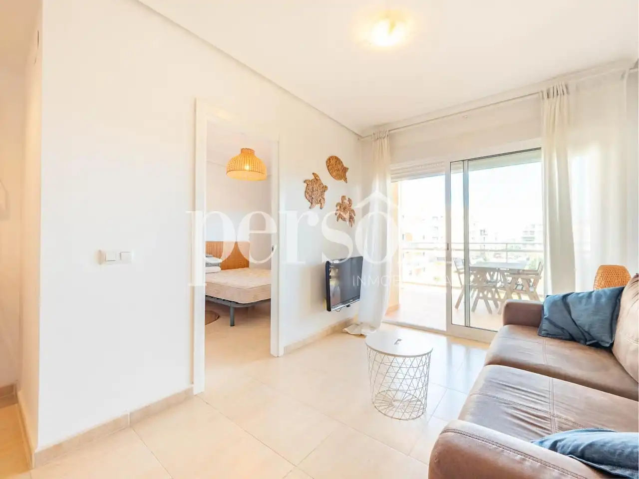 Schlafzimmer von Wohnung zum Verkauf in Moncofa mit Klimaanlage, Heizung und Terrasse