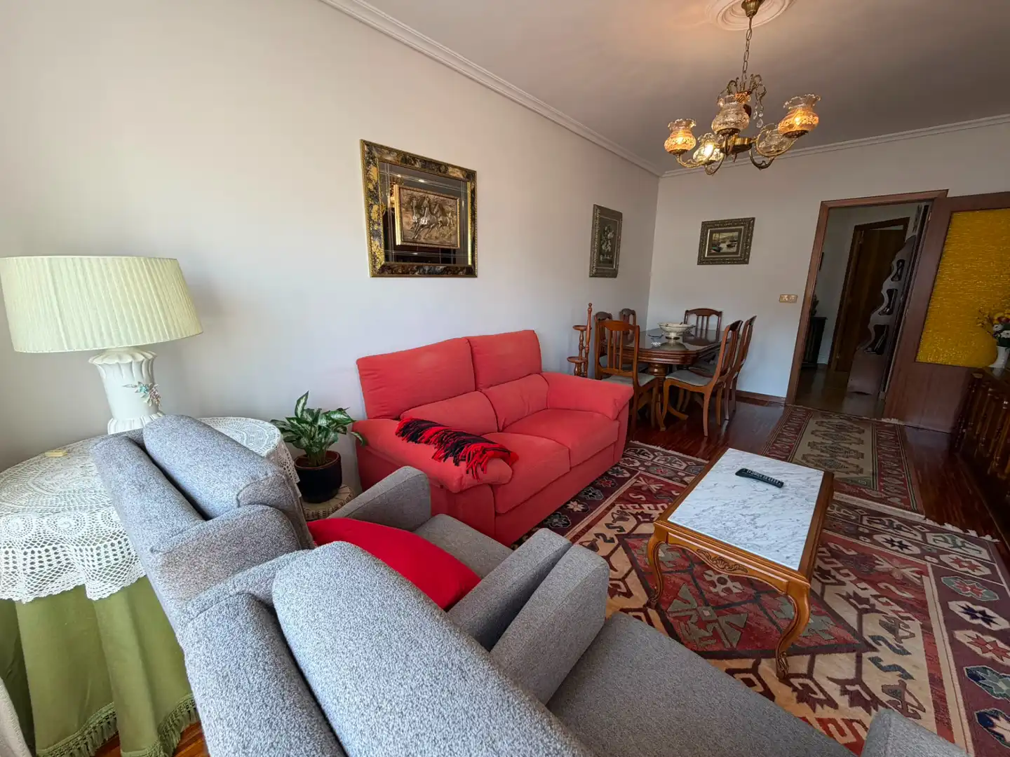 Living room of Flat for rent in Lugo  with Heating, Furnished and Oven