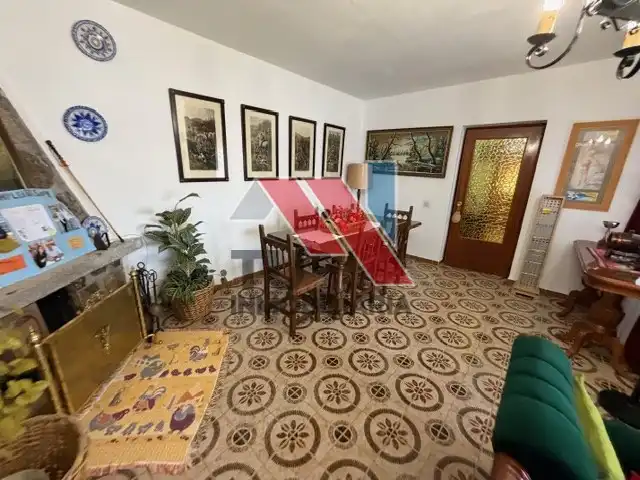 Sala d'estar de Casa o xalet en venda en Villamiel de Toledo amb Aire condicionat, Terrassa i Piscina
