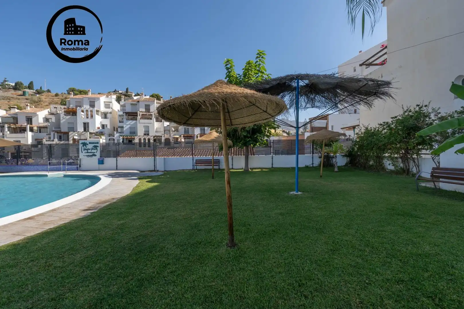 Garden of Houses for sale in Almuñécar  with Community pool