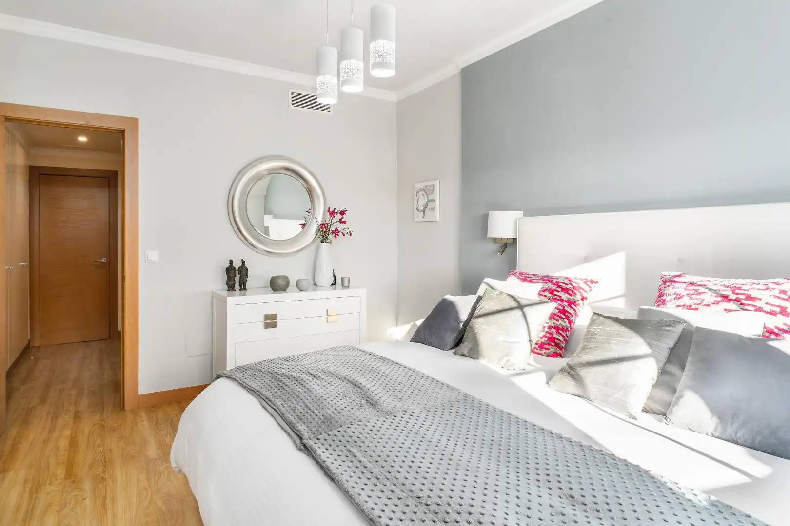 Bedroom of Detached homes for rent in Boadilla del Monte  with Air Conditioner, Heating and Private garden