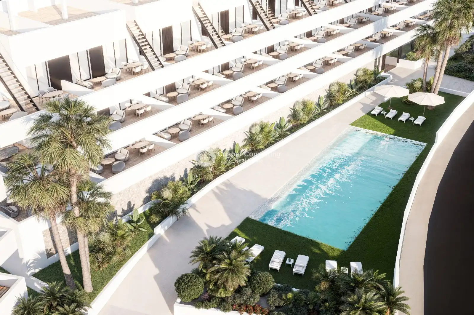 Piscina de Apartamento en venta en Finestrat con Calefacción, Terraza y Piscina