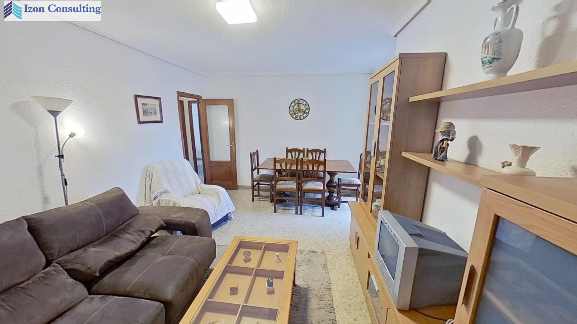 Sala d'estar de Pis en venda en  Albacete Capital amb Calefacció, Terrassa i Balcó