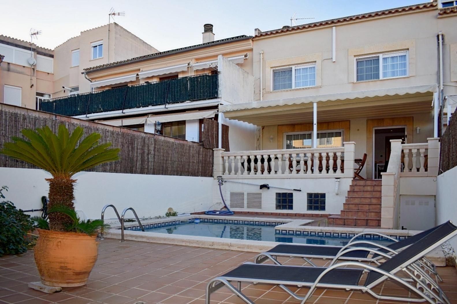 Swimming pool of Single-family semi-detached to rent in  Palma de Mallorca  with Air Conditioner, Heating and Private garden