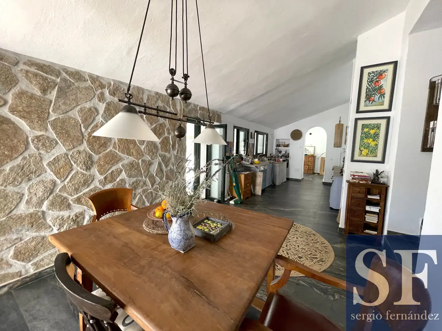 Comedor de Casa o chalet en venta en Cómpeta