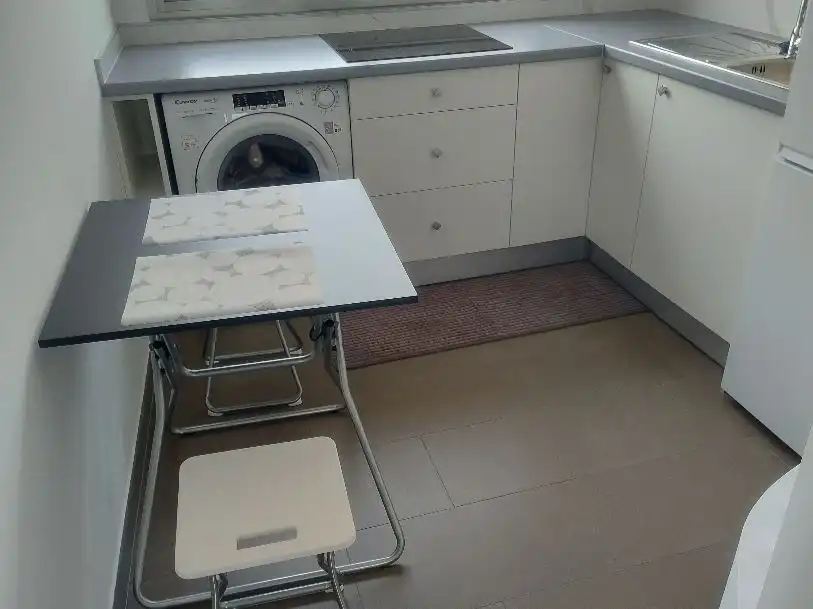 Cuina de Àtic de lloguer en Agüimes amb Aire condicionat, Moblat i Rentadora